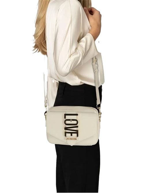 BORSA PU AVORIO LOVE MOSCHINO | JC4228PP0MKC0/110